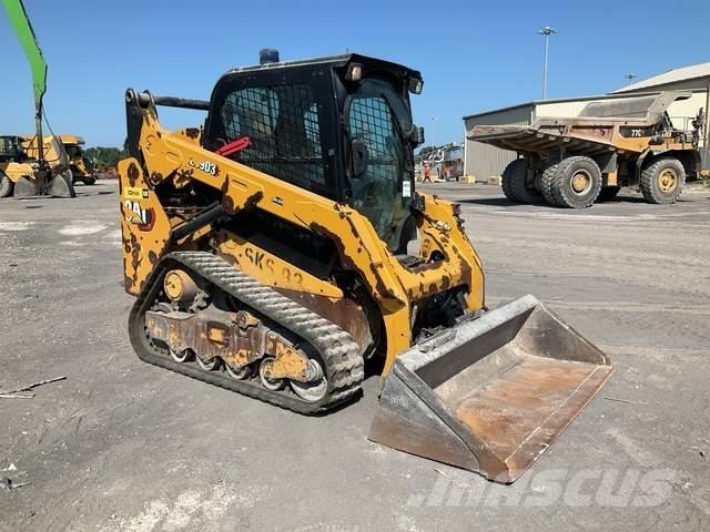 CAT 259D3 Krautuvai su šoniniu pasukimu