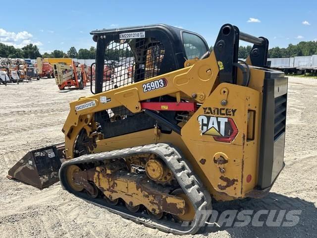 CAT 259D3 Krautuvai su šoniniu pasukimu