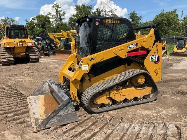 CAT 259D3 Krautuvai su šoniniu pasukimu