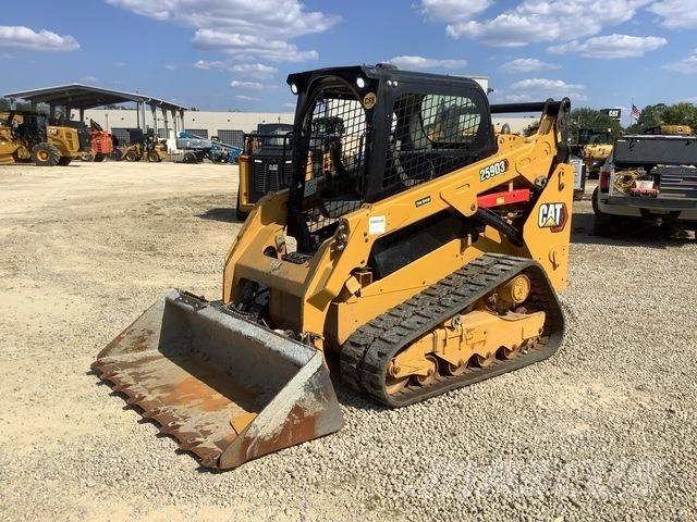 CAT 259D3 Krautuvai su šoniniu pasukimu