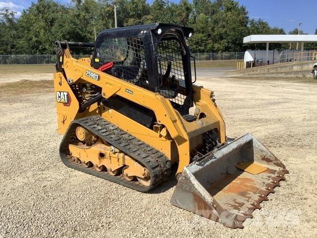 CAT 259D3 Krautuvai su šoniniu pasukimu