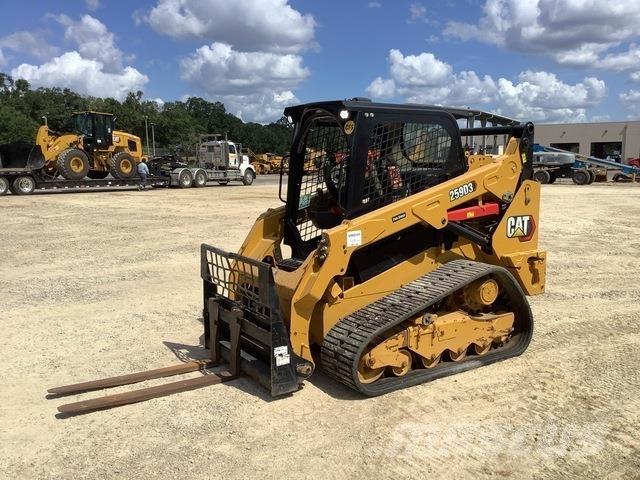 CAT 259D3 Krautuvai su šoniniu pasukimu