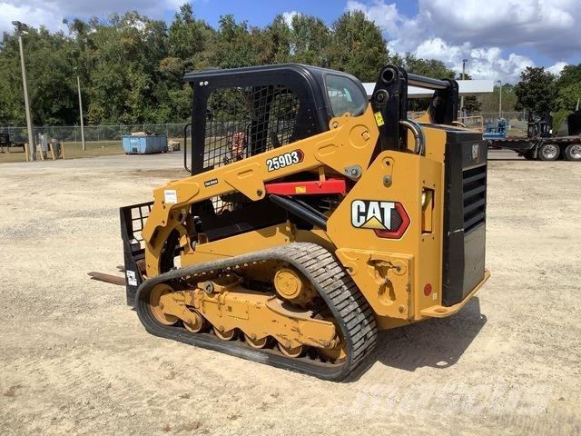 CAT 259D3 Krautuvai su šoniniu pasukimu
