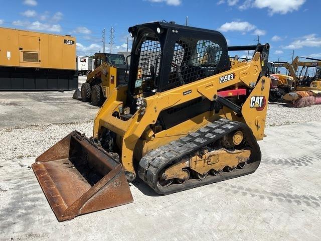 CAT 259D3 Krautuvai su šoniniu pasukimu