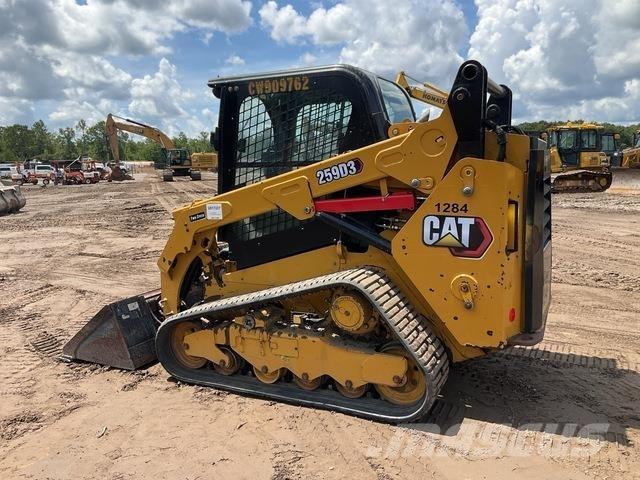 CAT 259D3 Krautuvai su šoniniu pasukimu