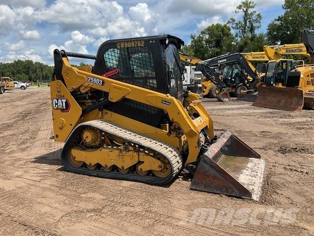 CAT 259D3 Krautuvai su šoniniu pasukimu