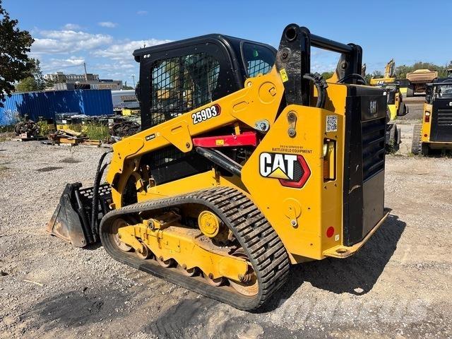 CAT 259D3 Krautuvai su šoniniu pasukimu