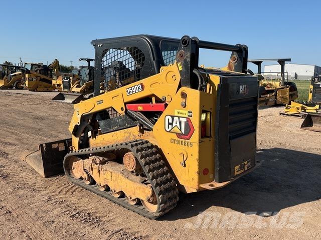 CAT 259D3 Krautuvai su šoniniu pasukimu