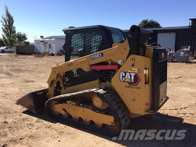 CAT 259D3 Krautuvai su šoniniu pasukimu