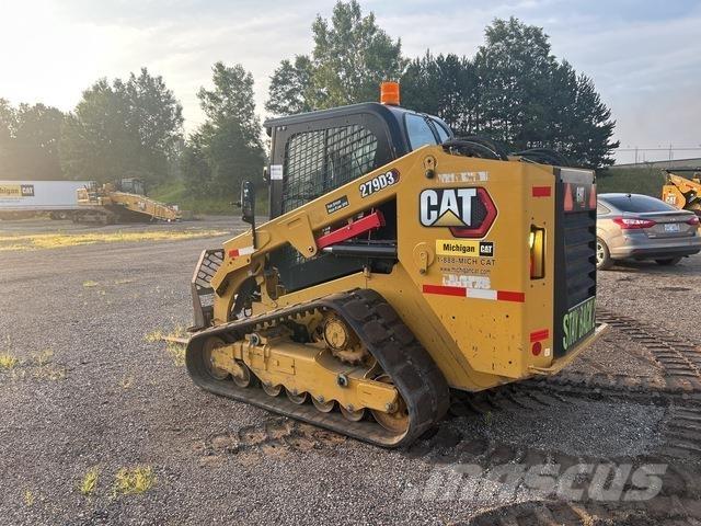 CAT 279D3 Krautuvai su šoniniu pasukimu