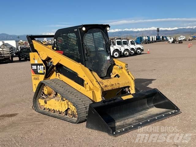 CAT 289D Krautuvai su šoniniu pasukimu