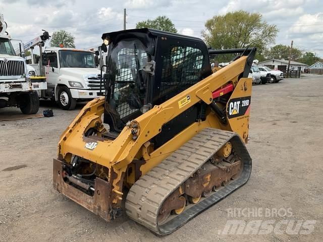 CAT 289D Krautuvai su šoniniu pasukimu