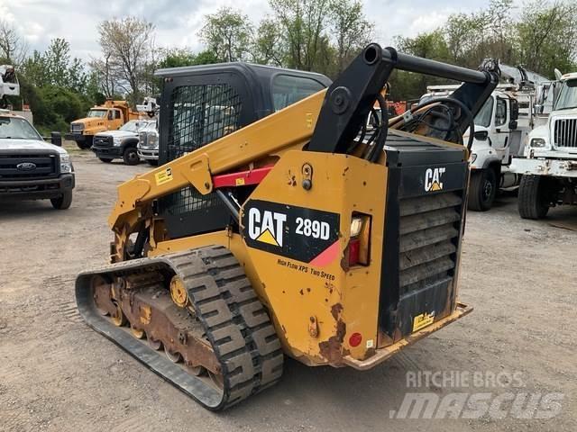 CAT 289D Krautuvai su šoniniu pasukimu