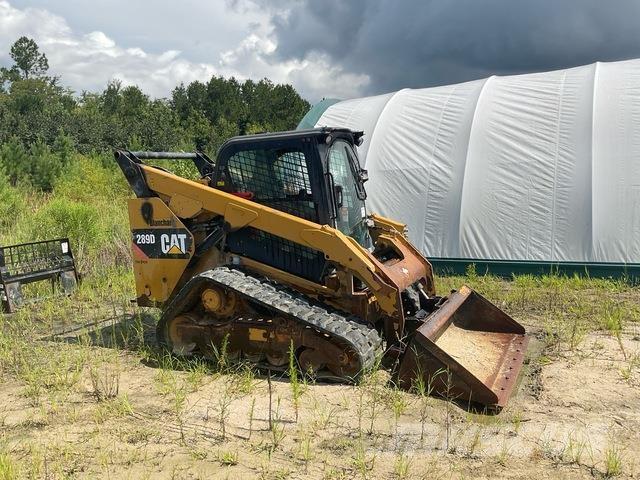 CAT 289D Krautuvai su šoniniu pasukimu