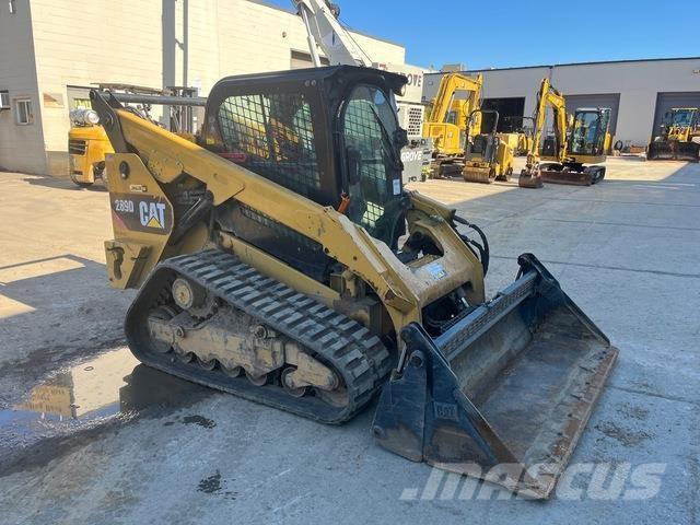 CAT 289D Krautuvai su šoniniu pasukimu