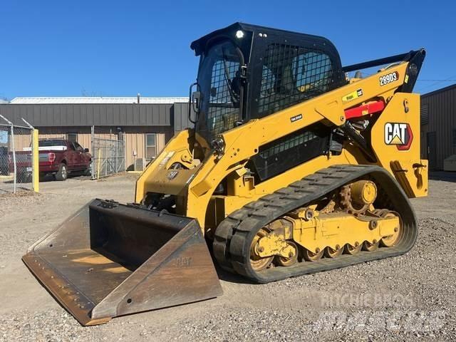 CAT 289D3 Krautuvai su šoniniu pasukimu