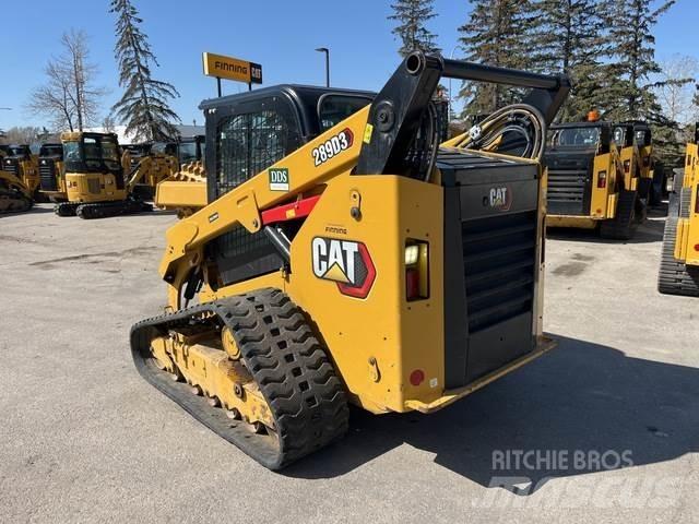CAT 289D3 Krautuvai su šoniniu pasukimu