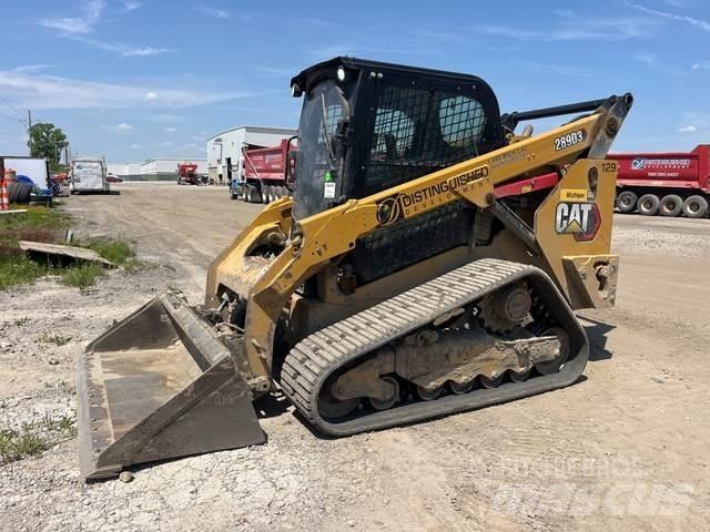CAT 289D3 Krautuvai su šoniniu pasukimu