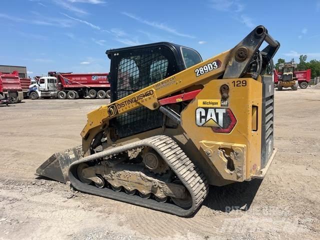 CAT 289D3 Krautuvai su šoniniu pasukimu
