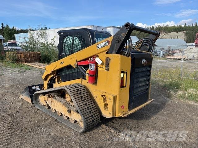 CAT 289D3 Krautuvai su šoniniu pasukimu