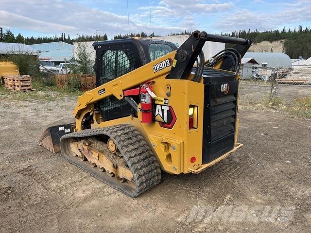 CAT 289D3 Krautuvai su šoniniu pasukimu