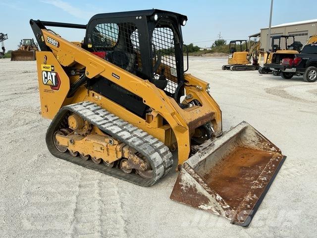 CAT 289D3 Krautuvai su šoniniu pasukimu