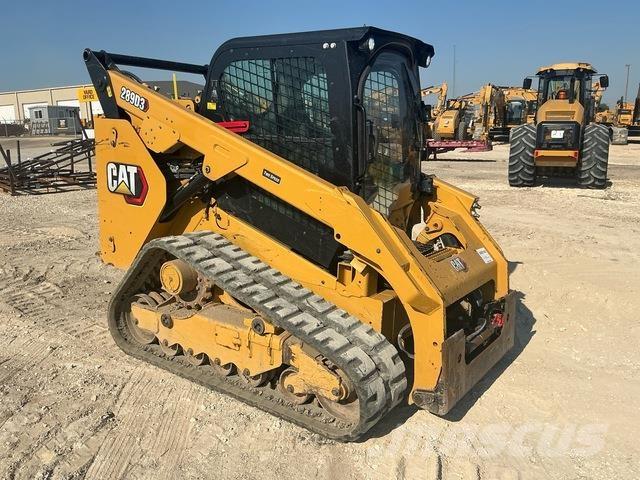 CAT 289D3 Krautuvai su šoniniu pasukimu