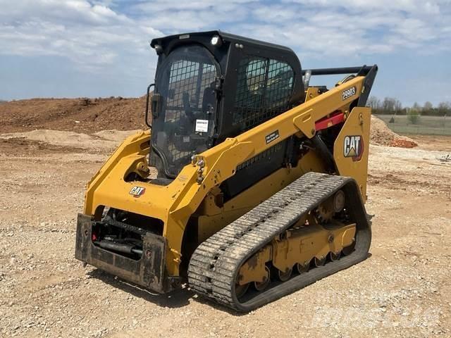 CAT 299D3 Krautuvai su šoniniu pasukimu