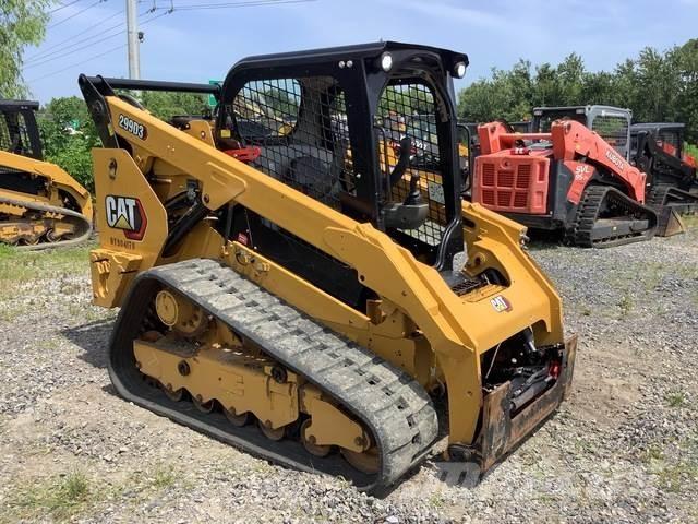 CAT 299D3 Krautuvai su šoniniu pasukimu