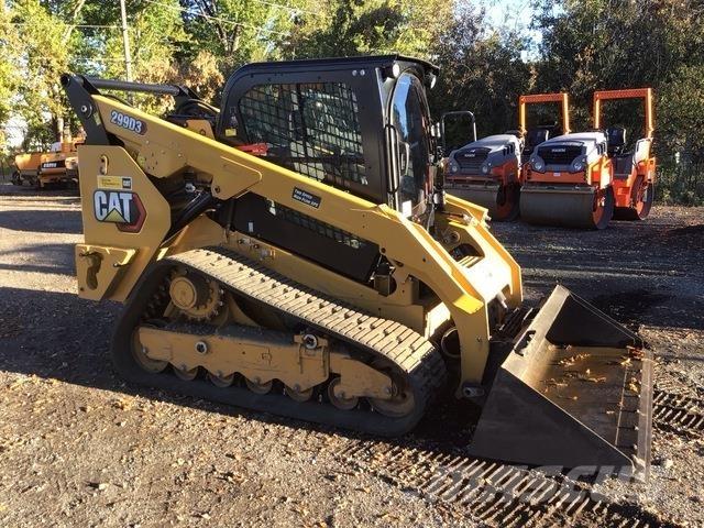 CAT 299D3 Krautuvai su šoniniu pasukimu