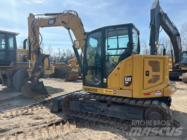 CAT 308CR Vikšriniai ekskavatoriai