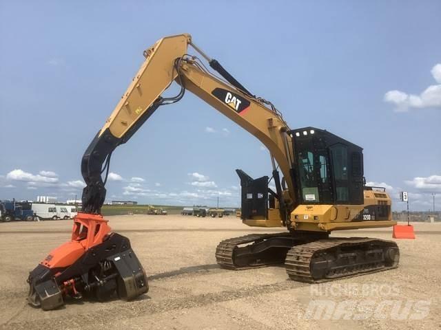 CAT 320DFM Medžių skaldymo, pjovimo ir lupimo įrengimai