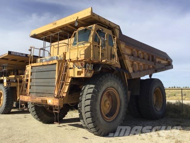 CAT 777C Karjeriniai savivarčiai