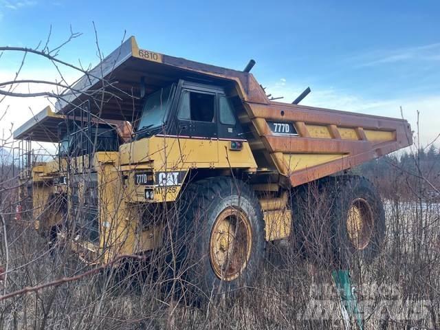 CAT 777D Karjeriniai savivarčiai