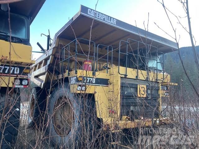 CAT 777D Karjeriniai savivarčiai