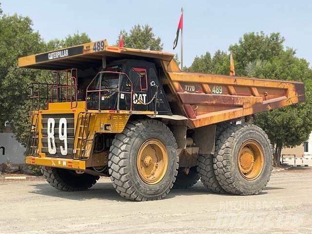 CAT 777D Karjeriniai savivarčiai