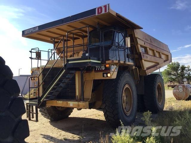 CAT 777D Karjeriniai savivarčiai