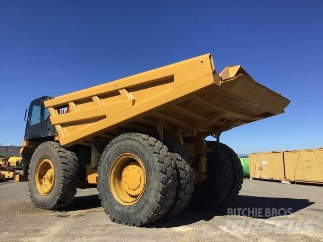 CAT 777F Karjeriniai savivarčiai