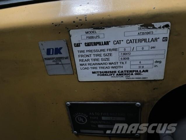 CAT P5000-LPS Šakiniai krautuvai - Kita