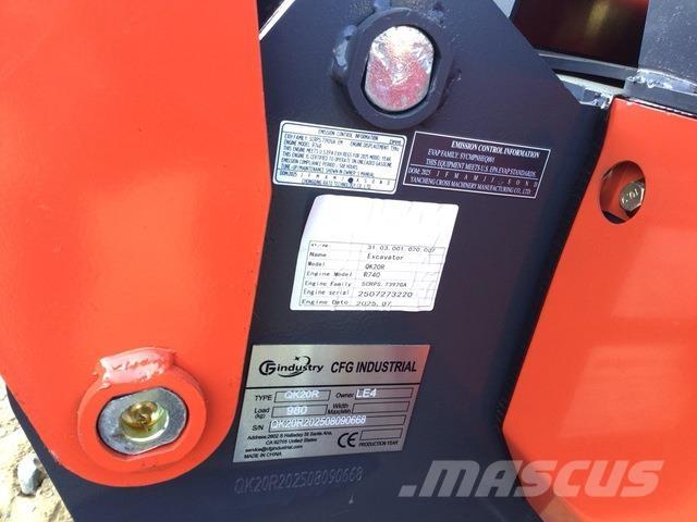 CFG QK20R Vikšriniai ekskavatoriai