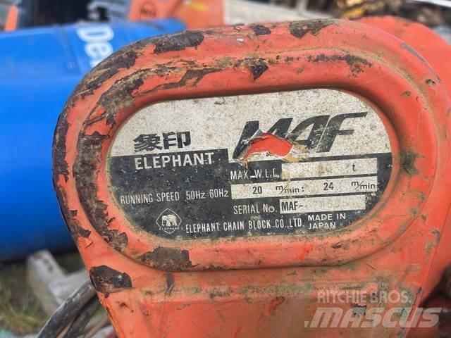  Elephant Pakabinami ir ožiniai kranai