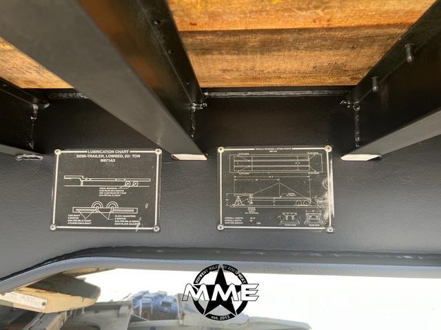  Folding Neck Žemo iškrovimo puspriekabės