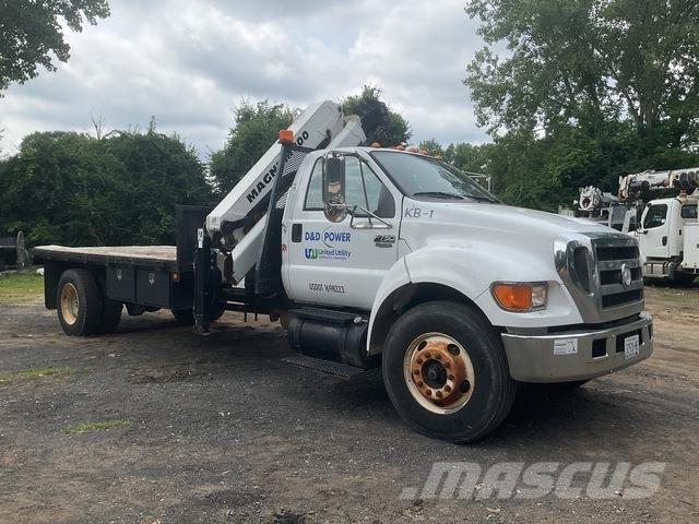 Ford F-750 Platformos/ Pakrovimas iš šono