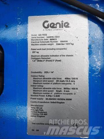 Genie GS1932 Žirkliniai keltuvai
