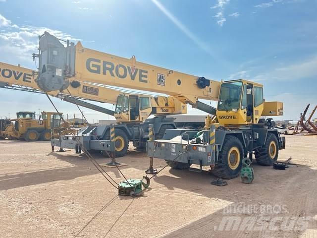 Grove RT530E Neapdoroto reljefo kranai