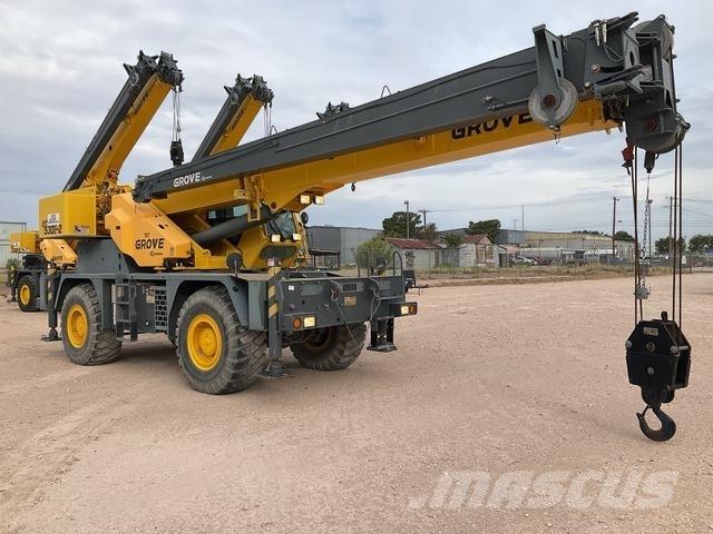 Grove RT530E-2 Neapdoroto reljefo kranai