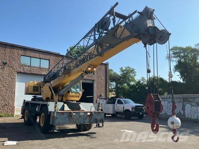 Grove RT600E Neapdoroto reljefo kranai