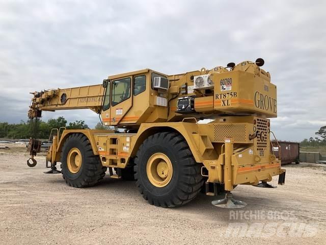 Grove RT875BXL Neapdoroto reljefo kranai