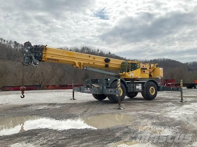 Grove RT890E Neapdoroto reljefo kranai