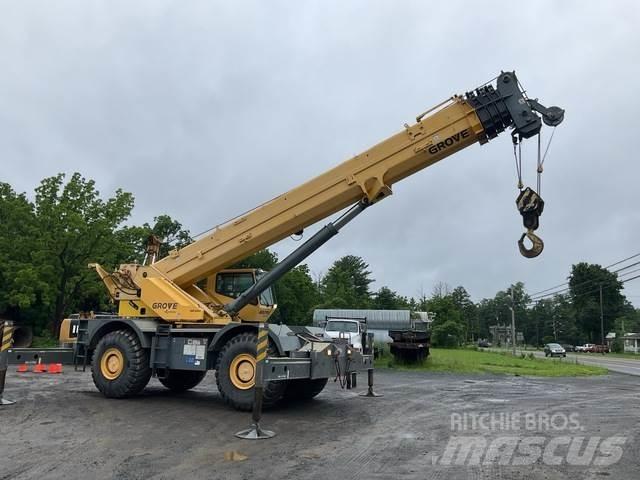 Grove RT890E Neapdoroto reljefo kranai